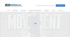 Desktop Screenshot of loumongello.com