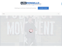 Tablet Screenshot of loumongello.com